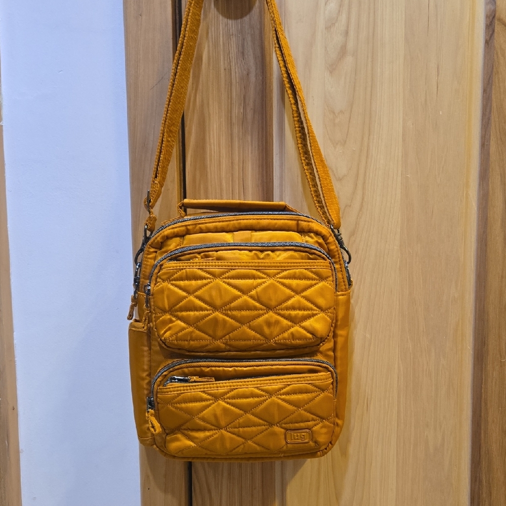Lug Crossbody Bag in Mustard Yellow
